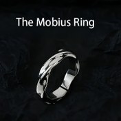 Resim 1pc Vintage İlhamlı Möbius Yüzük Erkekler Için - Unique Twisted Alaşım Bant, Moda Bildirimi Mücevher 