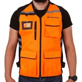Resim Venom Venom VN-911 Reflektör Yelek Turuncu 