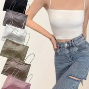 Resim Kadınlar İçin Seksi Sırtı Açık Pedi Gömlek Üst - Nefes Alabilen Kolsuz Düz Renkli Üstler, Makinede Yıkanabilir, 6 Renk (Siyah/Beyaz/Açık Pembe/Zeytin Yeşili/Morumsu/Peach) - Şık Özel Koleksiyon, Günlük Moda, Kadın Zarafeti, Dayanıklı Kumaş 