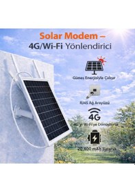Resim Apronx APX-SR415 Wireless 4G Solar Modem 15w 10/12 Kullanıcı 