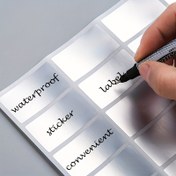 Resim 160 adet Sökülebilir Su Geçirmez Etiket Sticker, Dondurucu Gıda Tasarımı - Adres, Ofis ve Ev Kullanımı, Depolama Kapları, Taşınma, Klasörler için İdeal 