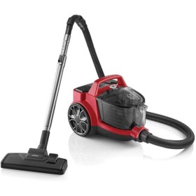 Resim Arzum Clean Force Cyclone 890 W Filtreli Toz Torbasız Elektirikli Süpürge, 1.8l Toz Haznesi, Kırmızı 