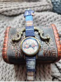 Resim emrestore Vintage Tarzda Tramvay Temalı Saat 