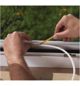 Resim Universal Kapı ve Pencere Yapışkanlı Izolasyon Fitili/bandı Kauçuk Beyaz (5 x 2) 10 M 