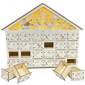 Resim Hoş Geldiniz Festivali Beyaz İçin Ahşap Takvim Kutusu Dekorasyonu İlginç Ve Şık Takvim Sanat Ürünleri 