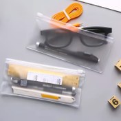Resim 10 adet Dayanıklı PVC Fermuarlı Çantalar - Kalem, Gözlük ve Cetvel için Tekrar Kullanılabilir, Kalın Saklama Çantaları - Ev ve Okul Düzenleme, Masa Malzemeleri Düzenleyici için İdeal, Fonksiyonel Kalem Çantası|Güvenli Fermuar Kapatma, Fermuarlı Çanta 