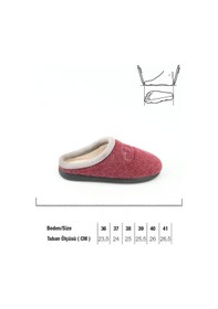 Resim Gezer Kadın Kışlık Ev Bahçe Terlik Gt1kzm.15425.01.0ı7.0c Bordo 