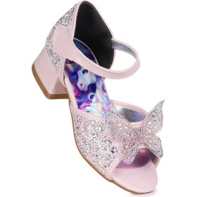 Resim Kiko Kids Winged Unicorn Kız Çocuk Topuklu Abiye Ayakkabı 