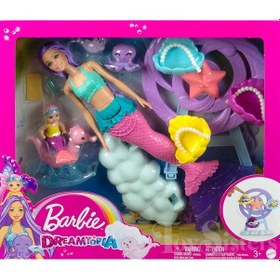 Resim HLC30 BARBİE DREAMTOPİA DENİZ KIZI BEBEK VE ÇOCUK OYUN ALANI 