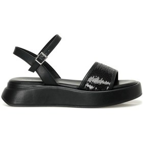 Resim Nine West Vallerıa 4fx Siyah Kadın Kalın Taban Sandalet 000000000101484902 Siyah 