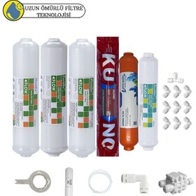 Resim Pemax Water Solutions Purefer Kapalı Kasa Su Arıtma Cihazlarına Sertifikalı 6'lı Orijinal Lg Kuno Mebran Mineral 