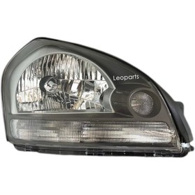 Resim Leoparts Hyundai Tucson Far Lambası Sağ (Manuel / Beyaz) 2004-2010 92102-2E020 