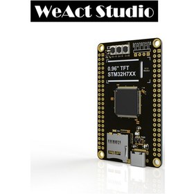 Resim Weact Studio Stm32h750vbt6 Geliştirme Kartı Kit - 0.96" St7735 Tft Lcd, Ov7725 Kamera Modülü, 8mb Qspı Flash, 8mb Spı Fl 