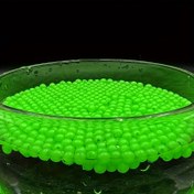 Resim 300 adet Yeşil Parlayan Olta Boncuk Seti, 3mm-10mm Parlayan Yuvarlak Toplar, Yüksek Dizinli Plastik ve Akrilik, Alan Tasarrufu, Yeniden Kullanılabilir, Dayanıklı Olta Yem Durdurma Aksesuarları için Outdoor Olta 
