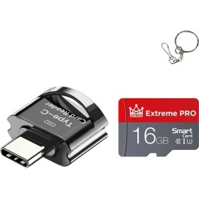 Resim ZSHSKJ C10 Tip-C Arabirimi Cep Telefonu Hafıza Kartı, Kapasite: 16GB (Siyah) (Yurt Dışından) 