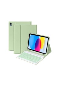 Resim Apple Uyumlu iPad, Air 4 10.9" Kılıf Kablosuz Klavyeli Kılıf Mobax A2072 
