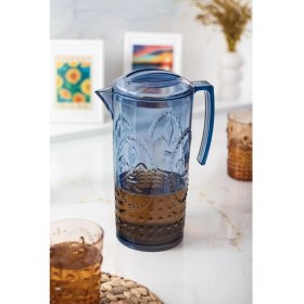 Resim Akrilik Magic 2,3 Lt Lacivert Sürahi ( Cam Değildir !!! ) 