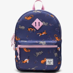 Resim Herschel Heritage Playing Cats Çocuk Lacivert Mini Sırt Çantası 
