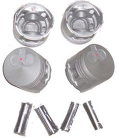 Resim meydan Uyumlu Mazda E2200- - 93/95 Piston 0.50 Düz Tip (rf/r2) 2.2cc (86.5x2x2x3) (tık) R2y011sa0-050 