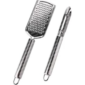 Resim MWX Teknoloji 2'li Rende ve Soyacak Seti Paslanmaz | Metal Rende Soyacak Set 