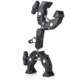 Resim Reedark Alüminyum Krab Çene Tutucu İki Tutucu Tasarım 1.5kg Yüke Dayanır Abs Alüminyum Alaşımlı 