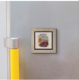 Resim Roma Görseli Baskılı Mdf Magnet 7x7 387 