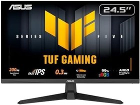 Resim ASUS TUF GAMING VG259Q5A 24.5 FAST IPS 1920x1080 0.3ms 200Hz 300cd DP HDMI Hoparlör VESA 3YIL ELMB SYNC Monitör 