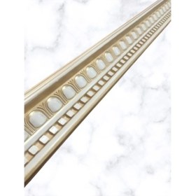 Resim Bazaar Avm Dekoratif Poliüretan Saray Tavan Kartonpiyer -Bronz (Patina ) Renk (En 13 cm -BOY:100 Cm)-Duvar Süsü 