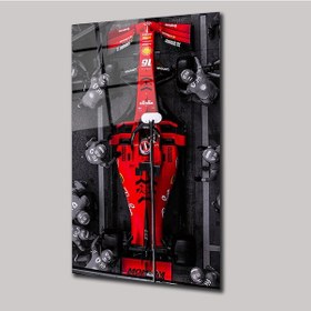 Resim Formula 1 Charles Leclerc Pit Stop - Cam Tablo - Deg0127 