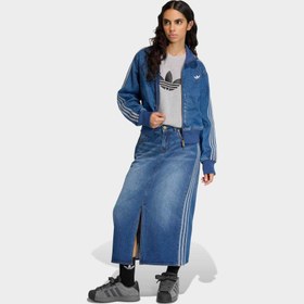 Resim adidas Originals Kadın Mavi Jean Kalem Etek (KD2908) 