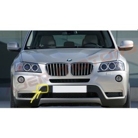 Resim BMW X3 F25 ÖN TAMPON ÇEKİ DEMİR KAPAĞI 2009-2012 MODEL UYUMLU 