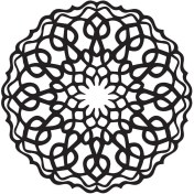 Resim BYR002 Çiçek Deseni (Tip 8) 25X25 cm [efsngrck] 