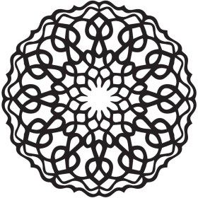 Resim BYR002 Çiçek Deseni (Tip 8) 25X25 cm [efsngrck] 