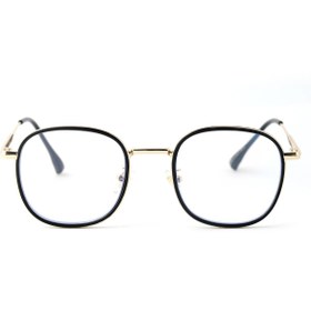 Resim Angel Eyes Metal Gold Siyah Çerçeveli Mavi Işık Koruma Bilgisayar Gözlüğü 