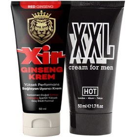 Resim Xir Ginseng Cream 50 ML + Hot XXL Krem 50 ML 