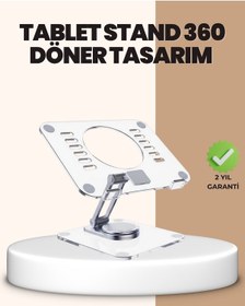 Resim Gld-spt- Taşınabilir Katlanır Tablet Braketi Masaüstü Stand 