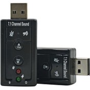 Resim Rob Ada 7.1 USB Ses Kartı Virtual Sound 3D Çevirici Dönüştürücü 