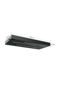 Resim KORRAIN LUX SOLO LEDLİ MODEL- TEK ÜST PANEL- ALÜMİNYUM KAPI ÜSTÜ SUNDURMA-160 CM- SOL 