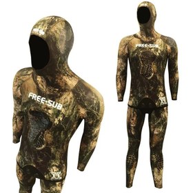 Resim Free-Sub 3mm Saros Yamamoto Avcı Serbest Dalış Elbisesi - M 