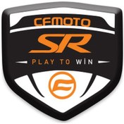 Resim Cfmoto Sr Logolu 3d Kabartmalı Siperlik Camı Sticker 3 