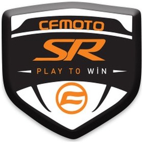 Resim Cfmoto Sr Logolu 3d Kabartmalı Siperlik Camı Sticker 3 