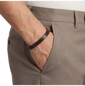 Resim Premium Kahverengi Pu Deri Zamak Erkek Bileklik 31833b16d1 - 21 Cm Kahverengi 