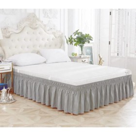 Resim Gelincik Çeyiz Baza Fırfırı, Baza Eteği, Çift Kişilik 42x800 