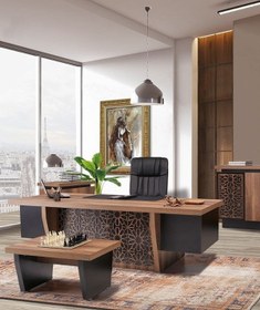 Resim Ottoman Ofis ve Büro Yönetici Makam Takımı 