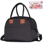 Resim Yifomall Siyah Isı Yalıtımlı Çanta - Ayarlanabilir Askı Kayışlı, Sıcak/soğuk Saklama, 3 Taşıma Seçeneği 