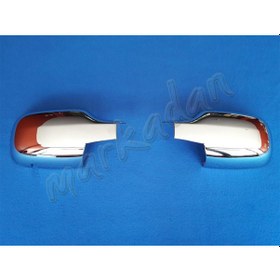 Resim Renault Scenic 2 Krom Ayna Kapağı 2003 - 2009 2 Parça Abs Krom 