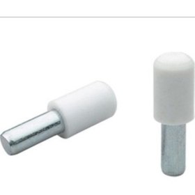 Resim METALİ Metal Başlı Raf Pimi (50 Adet) Beyaz 