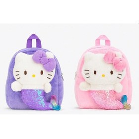 Resim Mudanis Peluş Hello Kitty Denizkızı Sırt Çantası Alk3003 Beyaz 