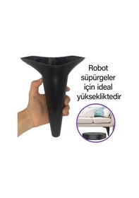 Resim 4 Adet Zelve 20 Cm Siyah Lüx Mobilya Kanepe Sehpa Ünite Koltuk Ayağı Baza Ayak 