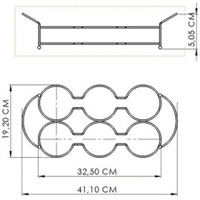 Resim Edora Home Turuncu Altı Bölmeli Çerezlik Ikram Seti- Metal Paslanmaz 